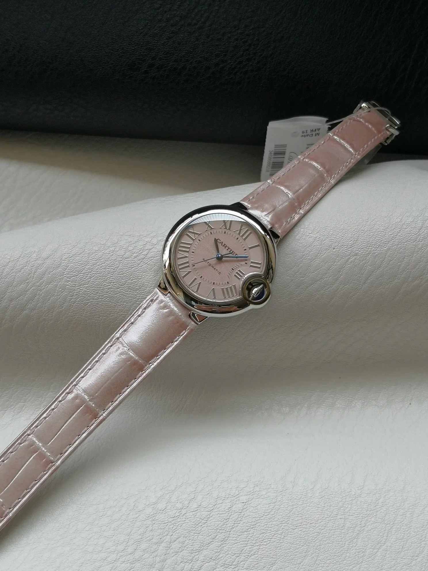 【Taiwan Factory】💰2160! 【Top replica】💰3500! Cartier Blue Balloon watch (guilloché dial, sword-shaped blue steel hands, automatic, 33mm)