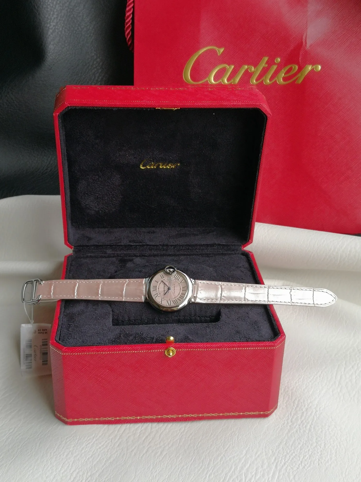【Taiwan Factory】💰2160! 【Top replica】💰3500! Cartier Blue Balloon watch (guilloché dial, sword-shaped blue steel hands, automatic, 33mm)