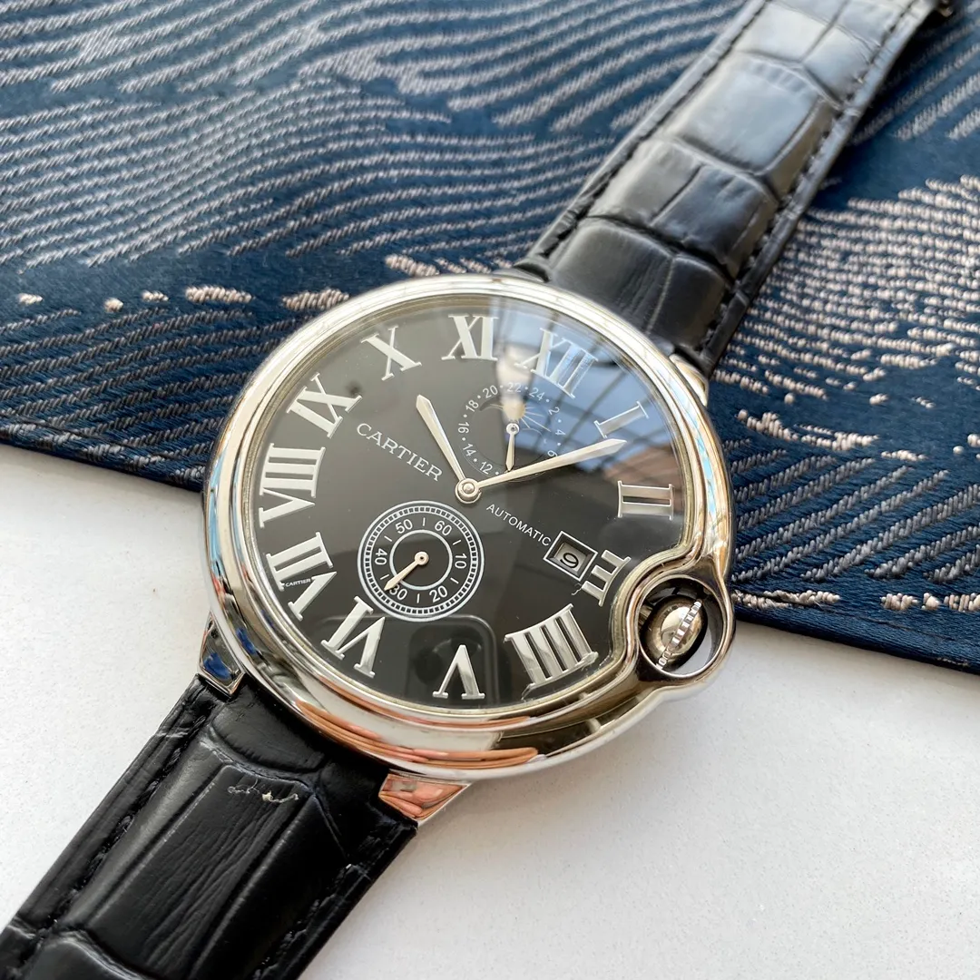 【Foreign trade import】💰2400! Cartier (extremely noble and wise work) best design [福] Rome & Star [Type] exquisite men's watch (more excellent) real man [福] (legendary sales) [strap] genuine cowhide & stainless steel strap (more comfortable) deeply loved [福] [movement] super top mechanical movement (more stable) perpetual motion [福] [material] mineral super strong mirror (more wear-resistant) super thick feel [福] wise style [福] atmospheric design [福] Return of the King [福] [Size] 40mm in diameter and 12mm in thickness Smart launch! Welcome to reprint [post] [post]
