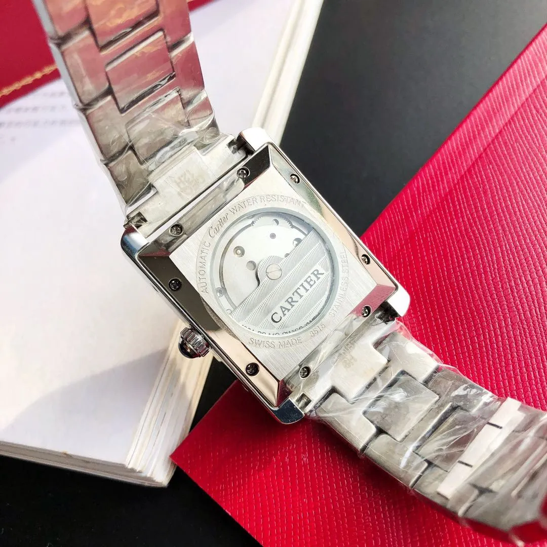 【Foreign trade import】💰1640! Cartier ⌚️CARTIER Tank Series Men's Mechanical Watch 💯New Citizen 8215 automatic mechanical movement with accurate travel time, 🅾️reworked 💯316 stainless steel case with imitation machine workmanship Case size 31/41/11mm 💯Scratch-resistant sapphire glass mirror 💯Crocodile pattern cowhide or frosted cowhide strap optional with original folding buckle ⚠️Please look for exclusive quality