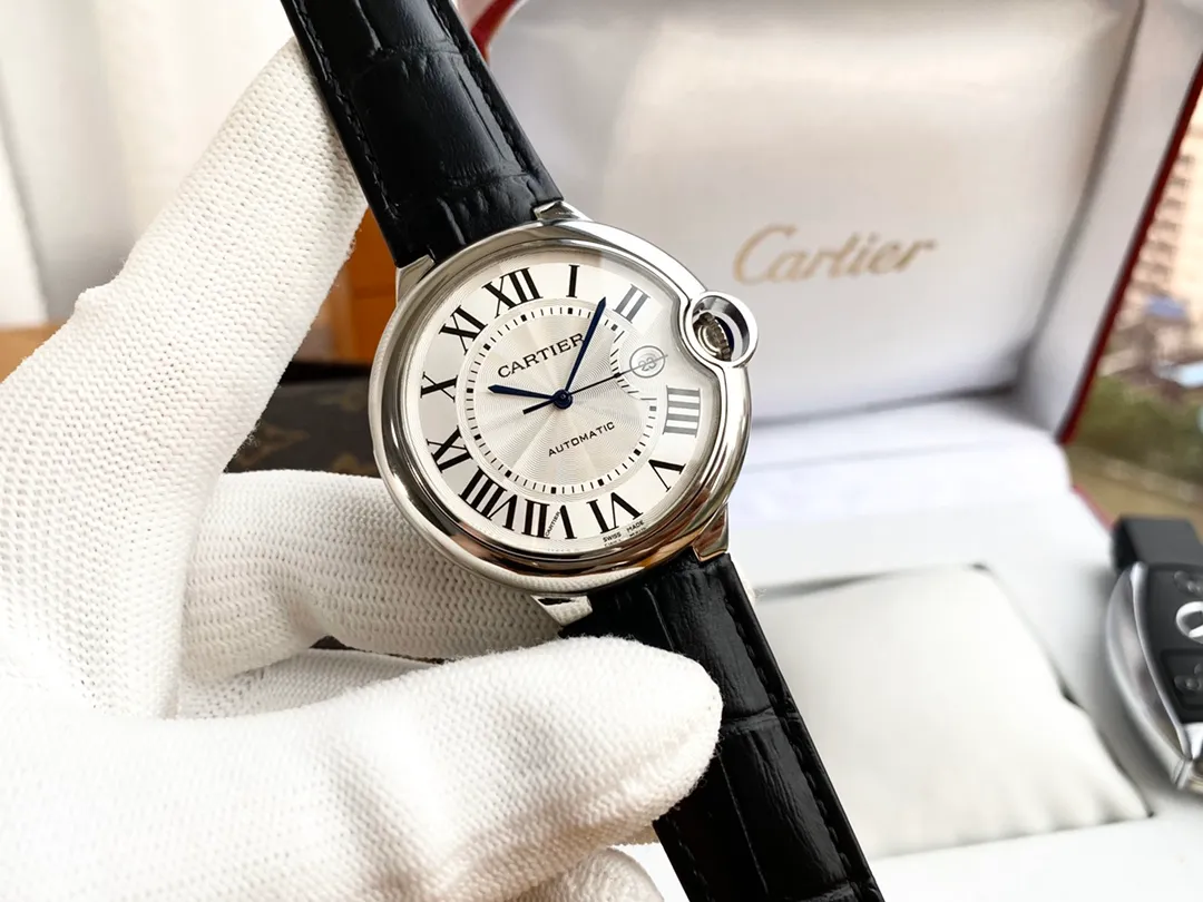 【High-end replica】💰1080! Cartier Blue Balloon Men's Watch Imported fully automatic Citizen 8215 mechanical movement 316 stainless steel case High-definition mineral mirror Diameter 42mm Thickness 11mm The men's spirit represented by this watch Whether it is a formal occasion or daily outing, worn on the wrist, it shows the chic and gentlemanly style.