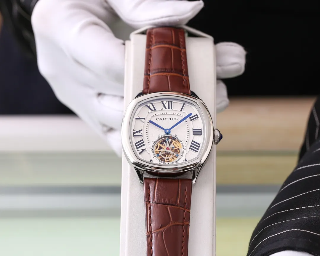 【Foreign trade import】💰1380! Cartier (Exquisite and wise work) Best Design [Fu] [Type] Exquisite men's watch (more excellent) Real Man [Fu] (Legendary sales) [Strap] Made of genuine cowhide/316 stainless steel strap (more comfortable) Very popular [Fu] [Movement] Super top mechanical movement (more stable) Perpetual and permanent [Fu] [Material] Mineral super strong mirror (more wear-resistant) Super thick feeling [Fu] Smart style [Fu] Atmospheric design [福] Return of the King [福] [Size] 41mm in diameter and 13mm in thickness Smart launch! Welcome to reprint [post] [post]