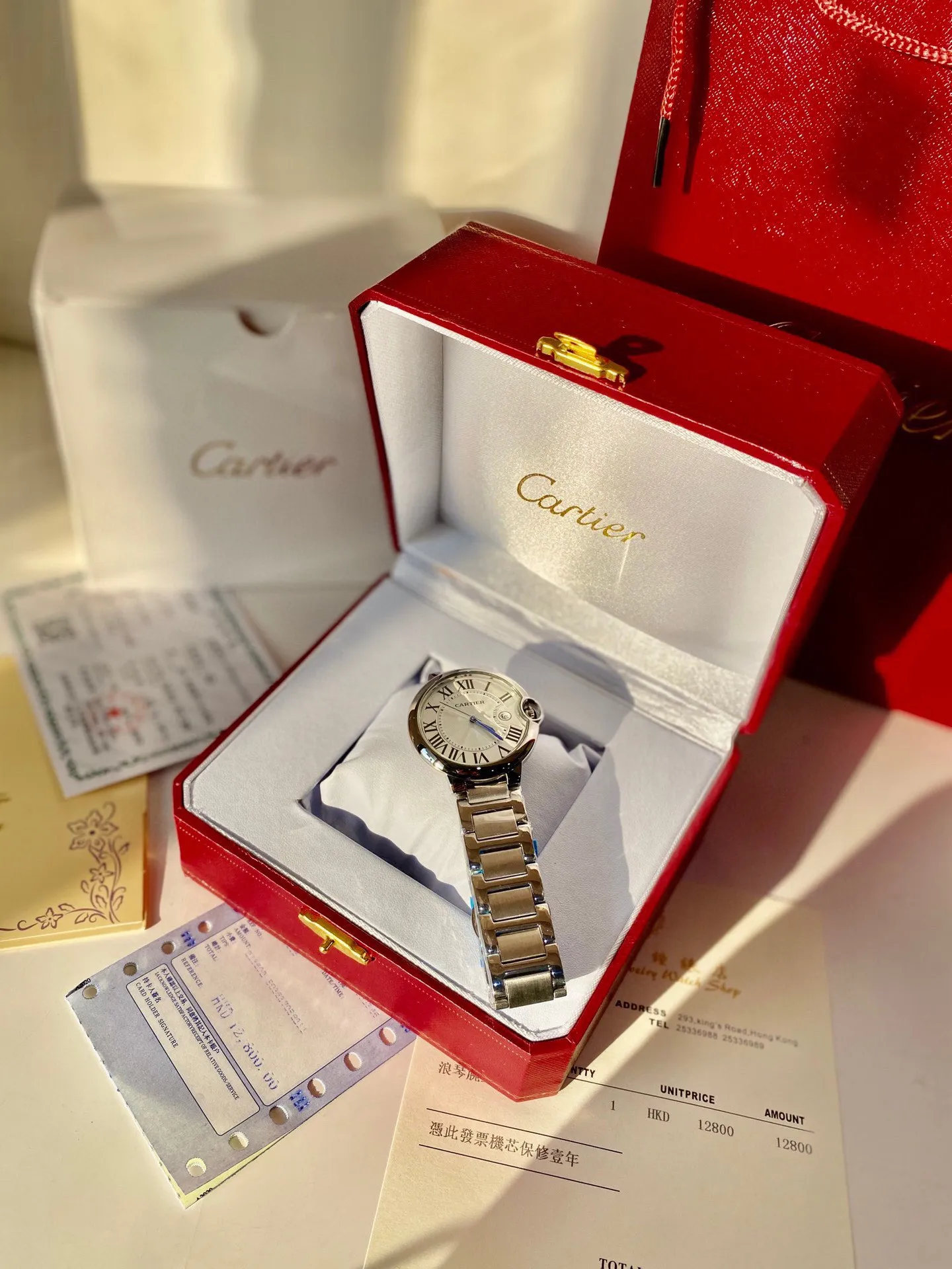 [High-end replica] 💰620 Couple model 💏 Cartier Blue Balloon! ! Stainless steel case, imported quartz movement! ! Convex coated mirror! ! Three sizes are available, 28mm 33mm 36mm for women and 42mm for men! !