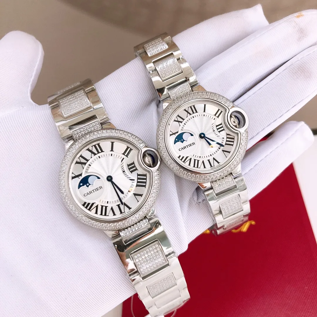 [High-end replica] 💰1720 each! Cartier-CARTIER‼ ️Ladies watch, Swiss quartz movement, 316L stainless steel case, mineral super strong glass mirror, diameter 36mm, 33mm, thickness 10mm💗This watch is loved by women, and reflects their unique personality and charming style on different occasions💒