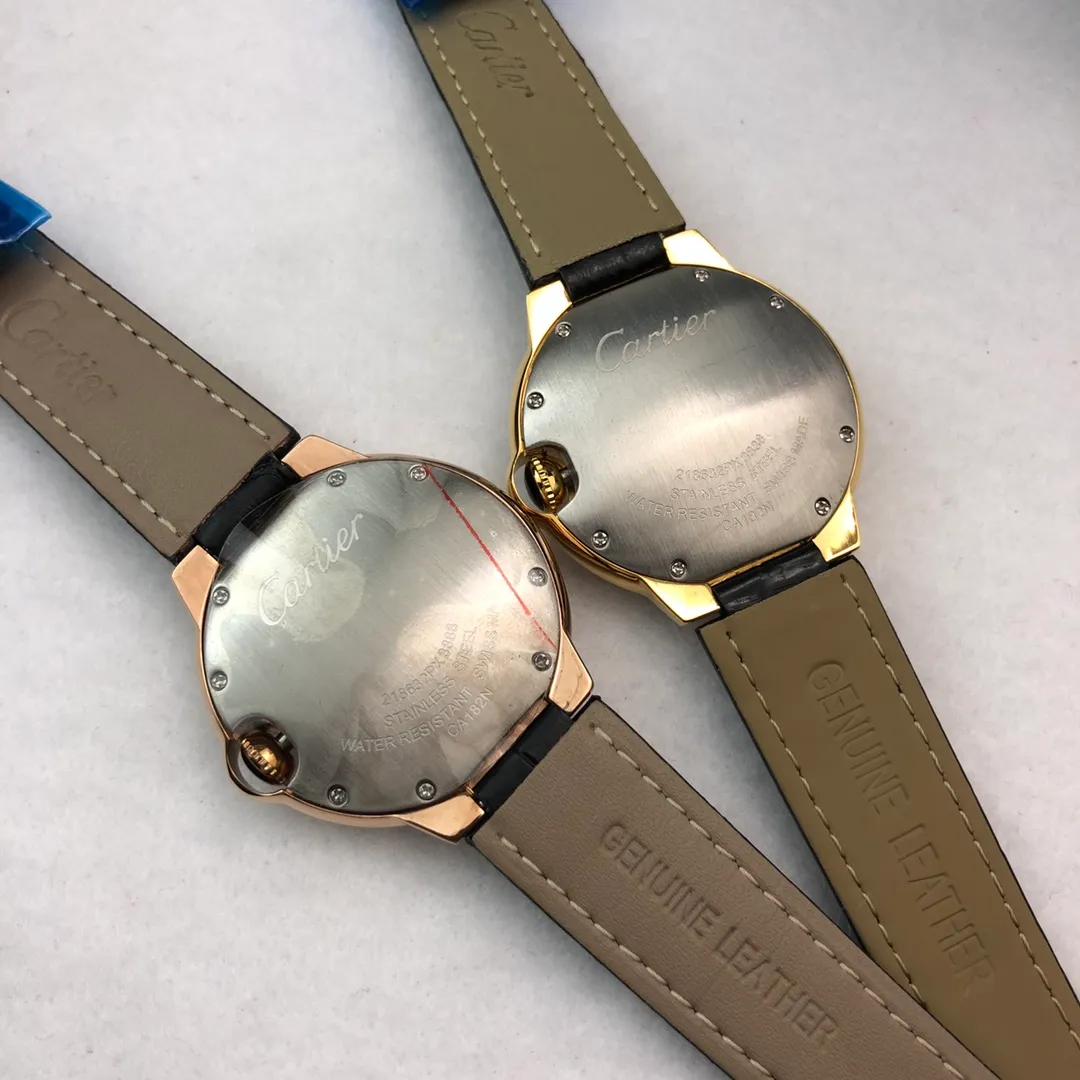 【Foreign trade import】💰840! Cartier - [CARTIER Blue Balloon Series Goddess Watch, very popular among goddesses, 316L fine steel case hand-set with diamonds, clean brushed metal dial, showing simple temperament, imported quartz movement, the latest and most pink color, super white hand, great appearance and temperament! Original folding clasp, size: 36mm...