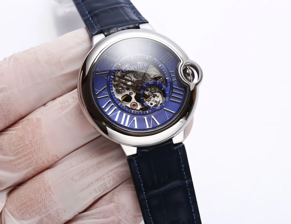 【New model released】💰2560! Taiwan factory Cartier 🎈Blue Balloon series, built-in: Japanese Citizen 82S7 automatic mechanical movement (durable), water drop (fish eye bubble) sapphire glass mirror 🎈Unique three-dimensional design, five-digit small seconds seem to be suspended in the air on the dial, 🎈Highly waterproof, diameter 42mm, thickness 12mm. (Focus on original new machines) Focus is an attitude, produced by JH!