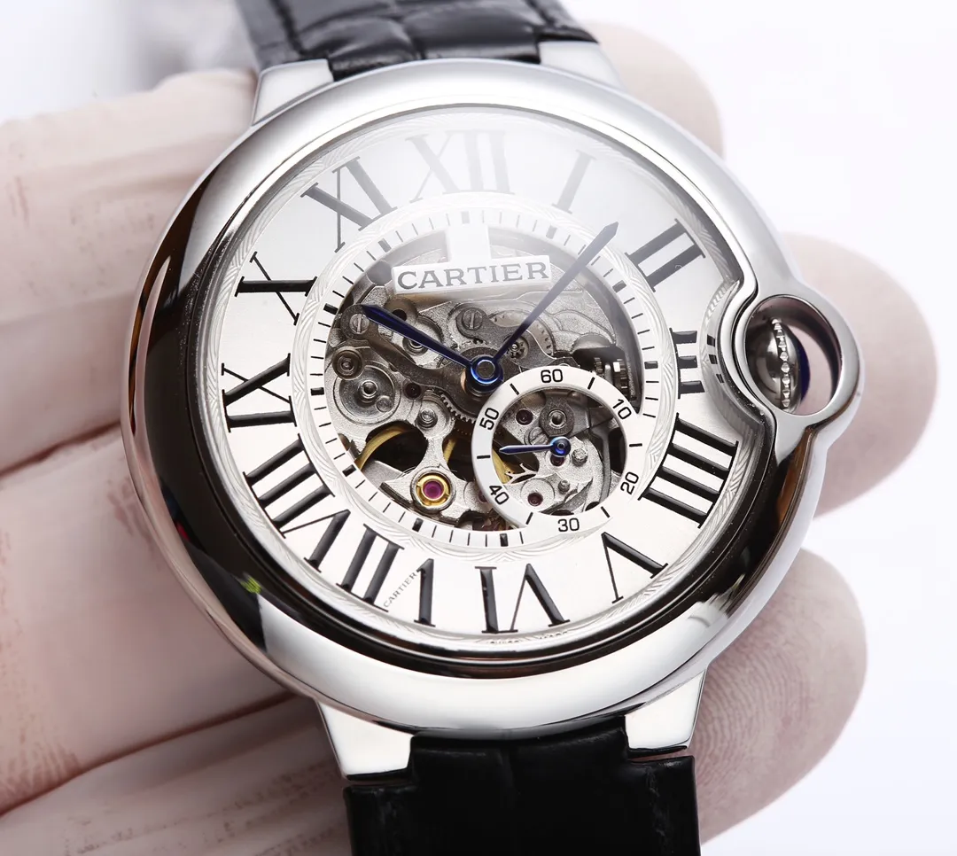 【New model released】💰2560! Taiwan factory Cartier 🎈Blue Balloon series, built-in: Japanese Citizen 82S7 automatic mechanical movement (durable), water drop (fish eye bubble) sapphire glass mirror 🎈Unique three-dimensional design, five-digit small seconds seem to be suspended in the air on the dial, 🎈Highly waterproof, diameter 42mm, thickness 12mm. (Focus on original new machines) Focus is an attitude, produced by JH!