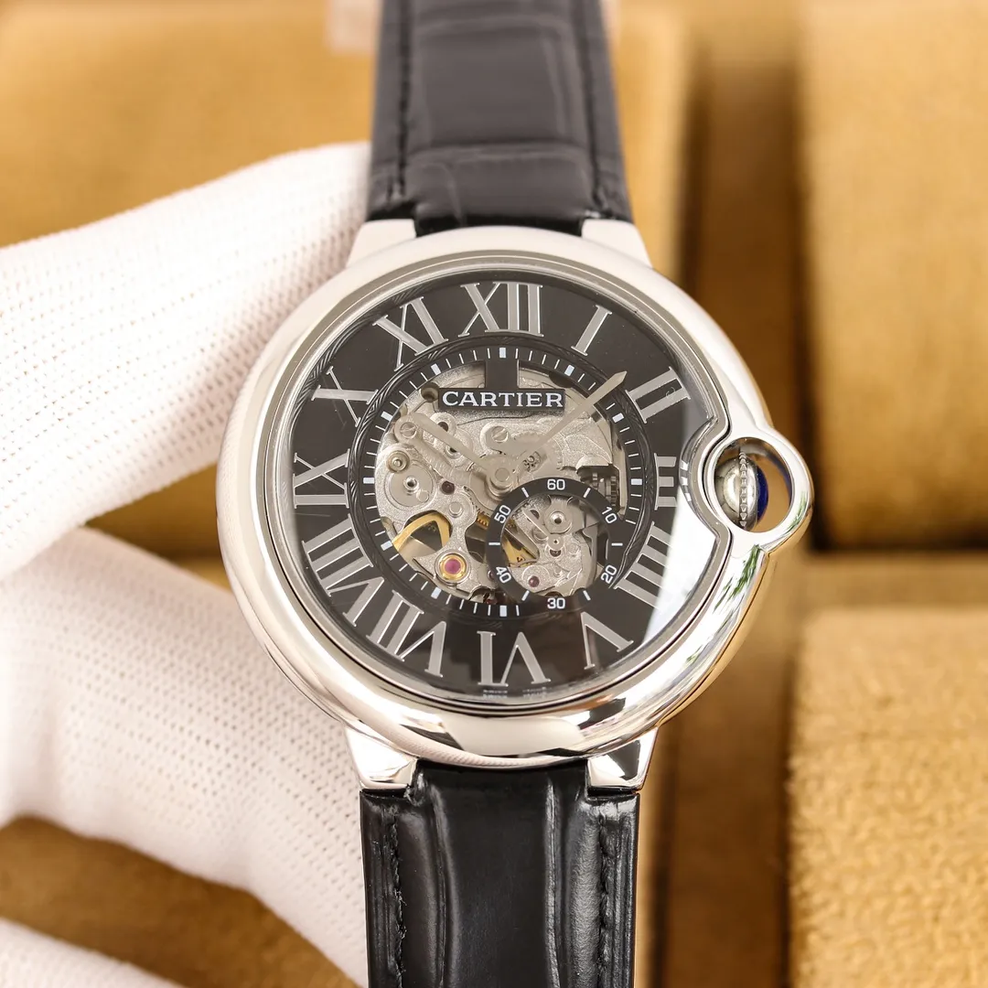 【Top replica】💰2500! Taiwan factory Cartier 🎈Blue Balloon series, built-in: Japanese Citizen 82S7 automatic mechanical movement (durable), water drop (fish eye bubble) sapphire glass mirror 🎈Unique three-dimensional design, five-digit small seconds seem to be suspended in the air on the dial, 🎈Highly waterproof, diameter 42mm, thickness 12mm.