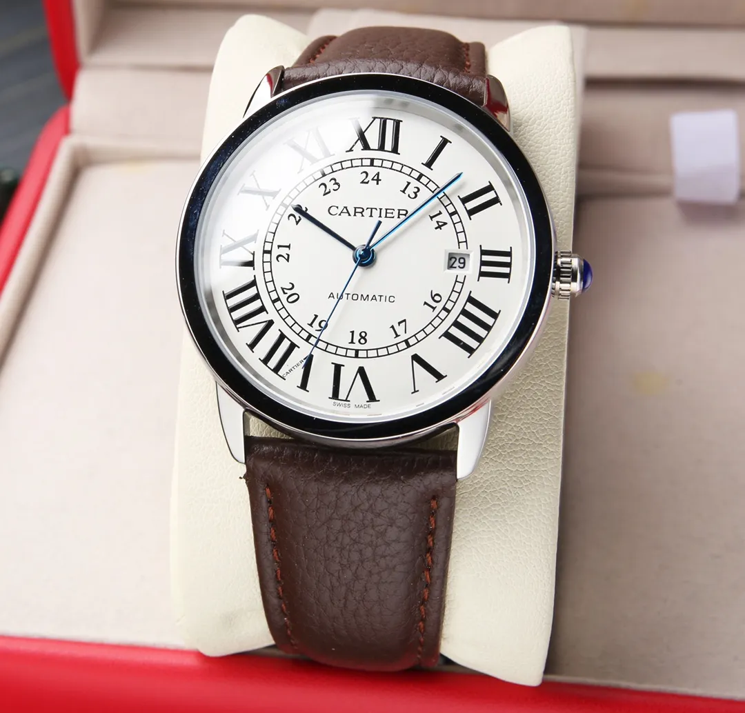 【High-end replica】💰1720! The 2022 new popular Cartier London series men's watch is newly launched [Movement] Equipped with a brand new Japanese original Citizen 8215 mechanical movement, zero repair, good reputation, accurate travel time, and good stability! [Case] ​​Made of 316 stainless steel, the CNC deeply processed handle is inlaid with the same white spinel as the genuine product. The Mohs hardness reaches nine levels, and it is equipped with a sapphire scratch-resistant mirror! The original version synchronizes the 42/11mm shell size [Strap] with original imported Italian crocodile leather pattern [Details] The three-pin model uses the same easy-to-use one-button ear-opening function as the original! This is a luxury and trendy darling, worthy of collection by men (focus on original and new machines) Don’t forget the original intention~, JH...!