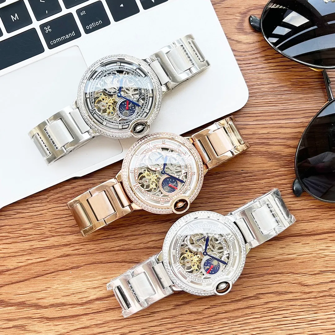 【Customized all-in-one machine】💰1920! Cartier-CARTIER Type: Men's watch Case: 316 stainless steel (excellent workmanship) Strap: Imported calfskin/316 stainless steel (two options available) Movement: Advanced customized fully automatic mechanical movement (stable travel time) Material: sapphire mirror Size: diameter 45mm, thickness 13mm