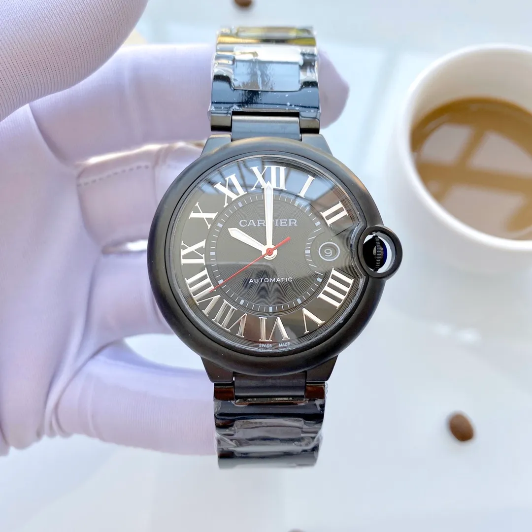 【Foreign Trade Import】💰1720! Cartier - [Rose] [Rose] Exclusive and original - blue balloon - ultra-clear mirror - classic design [actual photo] ⚠🎉Brand: Cartier (a noble and wise work) [Special design] 🔥Type: Exquisite men's watch (more excellent) 🔥Strap: genuine cowhide/316L stainless steel strap (more durable) 🔥Movement: Citizen mechanical movement (more stable) Japanese 8215 🔥Material: Mineral super strong mirror (more wear-resistant) Smart style, strong sense of thickness, special design, return with great reputation Size: 42mm in diameter, 12mm thick, smart launch! Welcome to reprint!