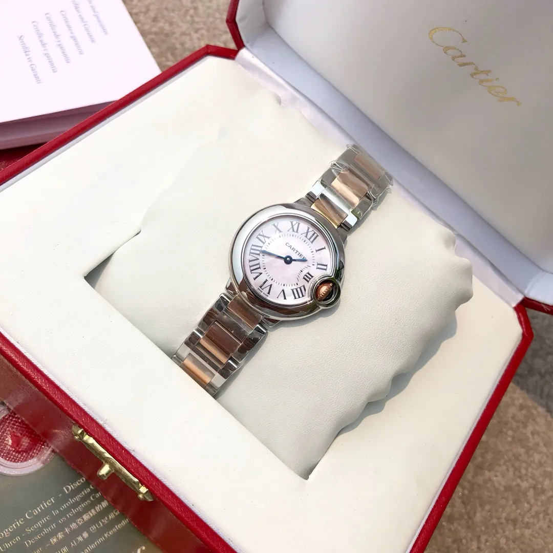 【High-end replica】💰1720! Cartier Blue Balloon rose gold pink mother-of-pearl face 28mm arrives! Big news coming‼ ️Blue balloon through special channels! One of the hottest styles in the world! A classic that can carry the years and never go out of style! Exclusive channel! The rhythm of selling one piece and one piece less! The movement is a replica of the original quartz movement. You can't find this kind of stuff in the market at all. There is actually no need to buy a quartz watch from a specialist. There is no problem with the condition of this product in any store, and it comes with an 8-year warranty!