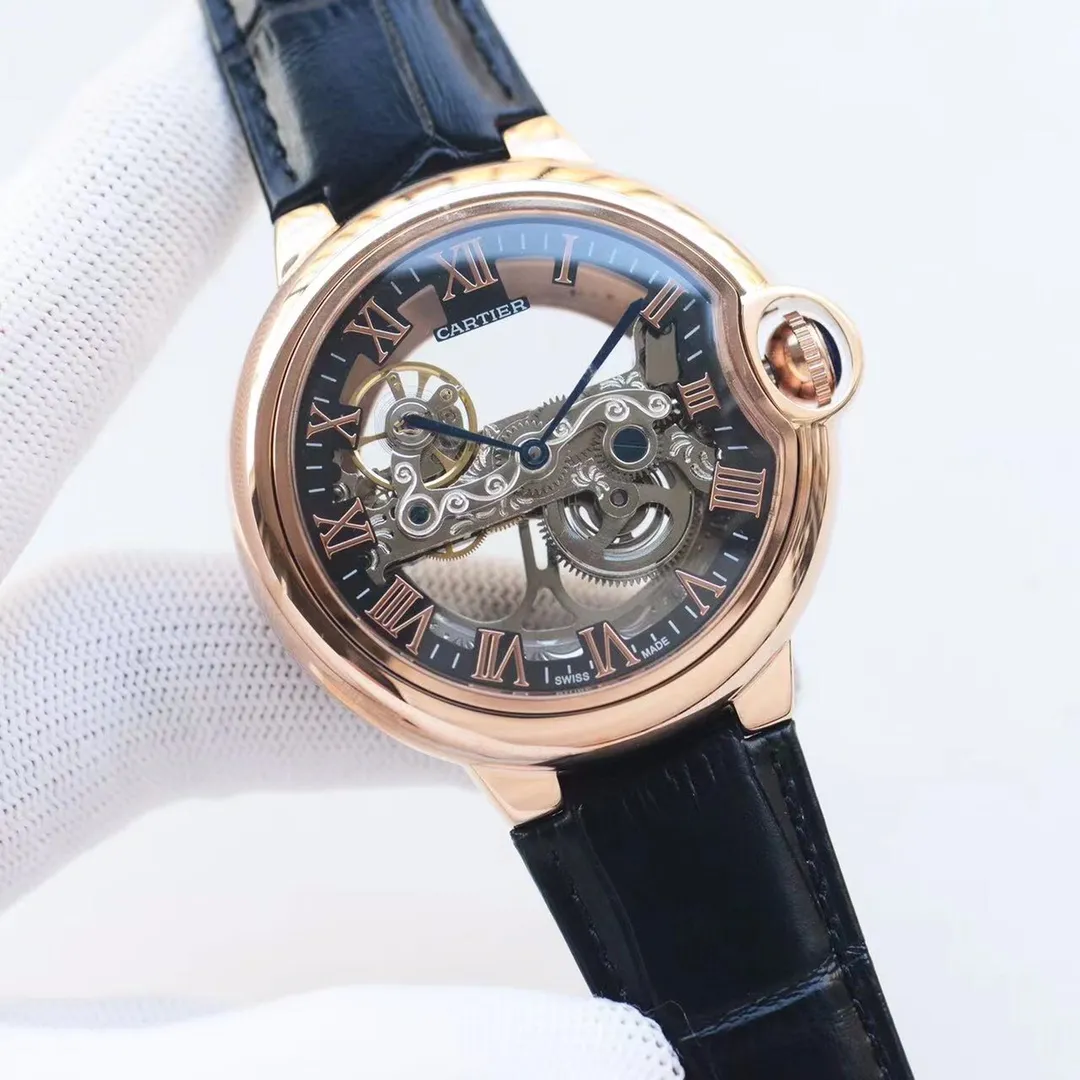 【High-end replica】💰1300! Cartier-CARTIER🏅🏅 Type: Men's watch 🎉🎉 Case: Top version 316 stainless steel L Strap: Imported calfskin strap Movement: Fully automatic imported 8217 mechanical movement ⚙️ Mirror: Sapphire mirror Size: 46mm in diameter, 12mm thick 🍷Exquisite inheritance of real effects, quality guaranteed! ‼ ️The elegant style instantly enhances the charm of men and is a symbol of taste and noble life!