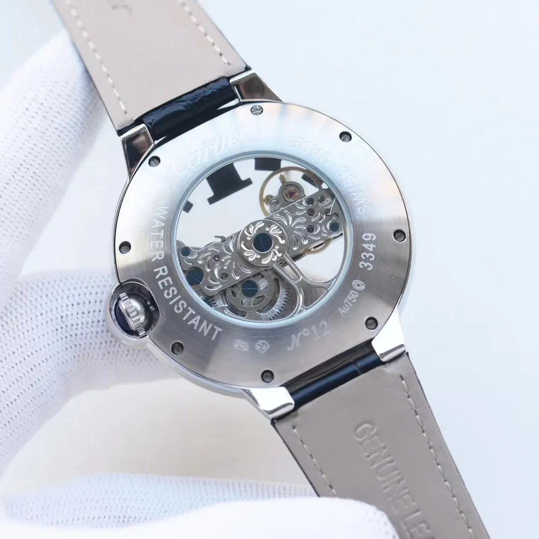 【High-end replica】💰1300! Cartier-CARTIER🏅🏅 Type: Men's watch 🎉🎉 Case: Top version 316 stainless steel L Strap: Imported calfskin strap Movement: Fully automatic imported 8217 mechanical movement ⚙️ Mirror: Sapphire mirror Size: 46mm in diameter, 12mm thick 🍷Exquisite inheritance of real effects, quality guaranteed! ‼ ️The elegant style instantly enhances the charm of men and is a symbol of taste and noble life!