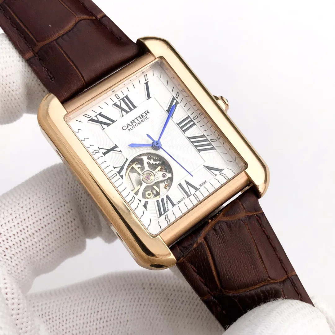 【High-end replica】💰1500! Cartier-CARTIER🏅 Type: Men's watch🎉🎉 Case: Top version 316 stainless steel L Strap: 316L stainless steel strap/Imported calfskin strap Movement: Fully automatic imported Citizen mechanical movement⚙️ Mirror: Wear-resistant and scratch-resistant sapphire mirror Size: 44mm in diameter and 12mm thick 🍷Exquisite inheritance of real effects, quality assurance! ‼ ️The elegant style instantly enhances the charm of men and is a symbol of taste and noble life!