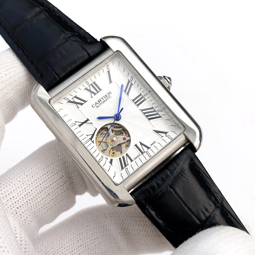 【High-end replica】💰1500! Cartier-CARTIER🏅 Type: Men's watch🎉🎉 Case: Top version 316 stainless steel L Strap: 316L stainless steel strap/Imported calfskin strap Movement: Fully automatic imported Citizen mechanical movement⚙️ Mirror: Wear-resistant and scratch-resistant sapphire mirror Size: 44mm in diameter and 12mm thick 🍷Exquisite inheritance of real effects, quality assurance! ‼ ️The elegant style instantly enhances the charm of men and is a symbol of taste and noble life!