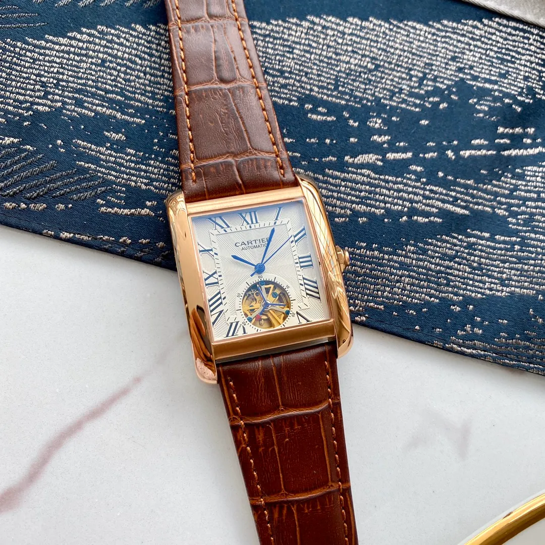 【Foreign trade import】💰1320! Cartier (extremely noble and wise work) best design [福] [Type] exquisite men's watch (more excellent) real man [福] (legendary sales) [strap] genuine cowhide strap (more comfortable) deeply loved [福] [movement] super top mechanical movement (more stable) perpetual motion [福] [material] mineral super strong mirror (more wear-resistant) super thick feel [福] wise style [福] atmospheric design [福] Return of the King [福] [Size] 41mm in diameter and 12mm thick, smart launch! Welcome to reprint [post] [post]