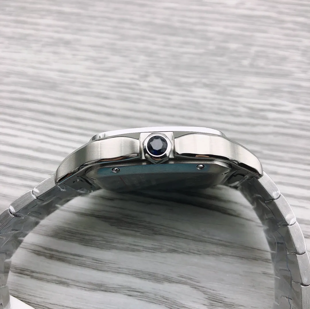 【Top Replica】💰5300! Cartier CARTIER 🎮Santos series WSSA0018 mechanical men's watch, original mold opening, excellent quality, noble and elegant watch, gentleman style! 🎮Equipped with Swiss 4130 movement, sapphire glass mirror, 316L stainless steel case, 316L stainless steel strap, diameter 38*47.5mm, thickness 11mm