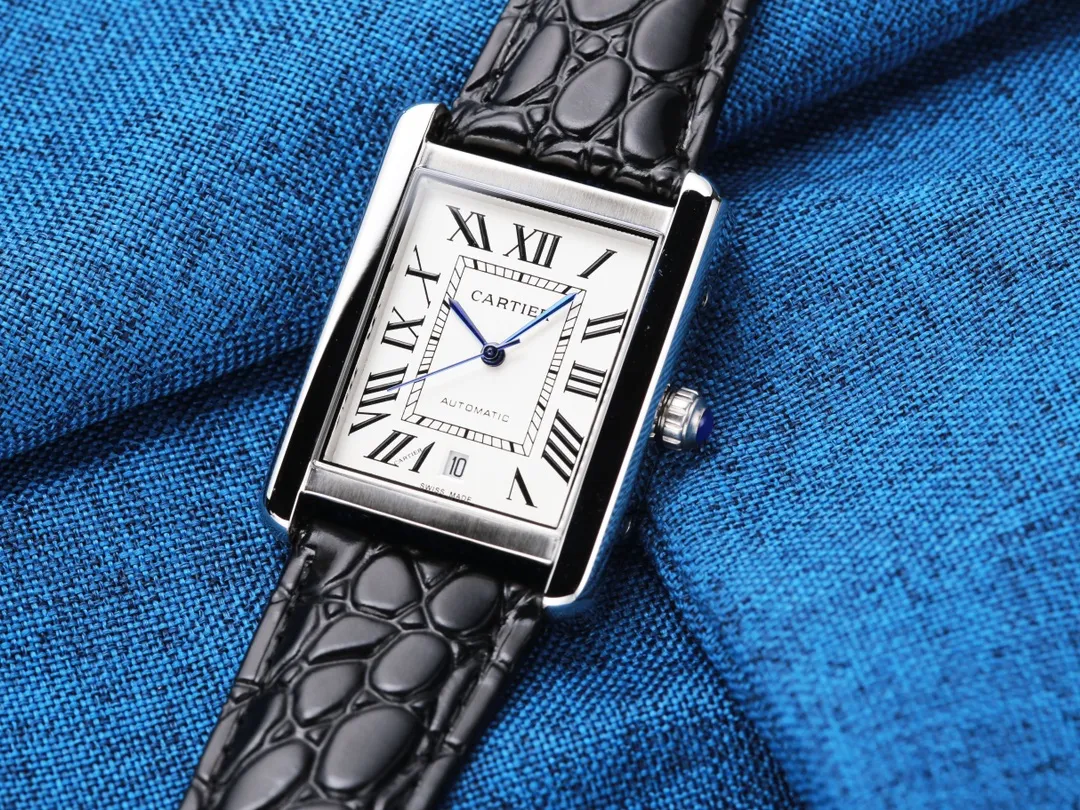 【High-end replica】💰1300! Other qualities 💰Private chat! Cartier ⌚️CARTIER Tank Series Men's Mechanical Watch 💯 Brand new Citizen 8215 automatic mechanical movement, accurate travel time, 🅾️reworked 💯 316L stainless steel case with imitation machine workmanship, case size 31*41 💯 Anti-scratch sapphire glass mirror 💯 Crocodile pattern cowhide or frosted cowhide strap optional, with original folding buckle! Welcome to reprint! (Focus on original new machines) Don’t forget the original intention ~, JH...!