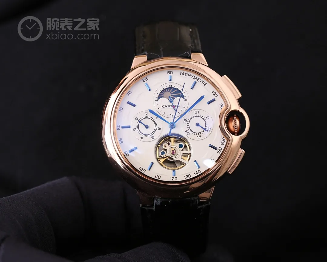 【Foreign Trade Import】💰1720! Cartier (Exquisite quality, outstanding debut) 🎉🎉 [Type]: Boutique men's watch (top-level) exquisite quality [Strap]: Made of genuine cowhide leather strap (durable) [Movement]: Top-level mechanical movement (stable) [Material]: Mineral super strong mirror (higher definition) Exquisite quality Generous style Excellent temperament Wisdom and exclusivity [Size]: 43mm diameter and 12mm thick Hot sale on the market! Welcome to reprint!