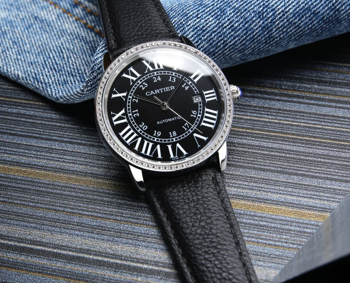 【High-end replica】💰1720! The 2022 new popular Cartier London series men's watch is newly launched [Movement] Equipped with a brand new Japanese original Citizen 8215 mechanical movement, zero repair, good reputation, accurate travel time, and good stability! [Case] ​​Made of 316 stainless steel, the CNC deeply processed handle is inlaid with the same white spinel as the genuine product. The Mohs hardness reaches nine levels, and it is equipped with a sapphire scratch-resistant mirror! The original version synchronizes the 42/11mm shell size [Strap] with original imported Italian crocodile leather pattern [Details] The three-pin model uses the same easy-to-use one-button ear-opening function as the original! This is a luxury and trendy darling, worthy of collection by men (focus on original and new machines) Don’t forget the original intention~, JH...!