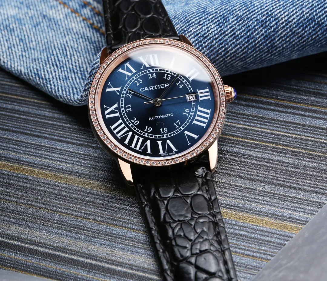 【High-end replica】💰1720! The 2022 new popular Cartier London series men's watch is newly launched [Movement] Equipped with a brand new Japanese original Citizen 8215 mechanical movement, zero repair, good reputation, accurate travel time, and good stability! [Case] ​​Made of 316 stainless steel, the CNC deeply processed handle is inlaid with the same white spinel as the genuine product. The Mohs hardness reaches nine levels, and it is equipped with a sapphire scratch-resistant mirror! The original version synchronizes the 42/11mm shell size [Strap] with original imported Italian crocodile leather pattern [Details] The three-pin model uses the same easy-to-use one-button ear-opening function as the original! This is a luxury and trendy darling, worthy of collection by men (focus on original and new machines) Don’t forget the original intention~, JH...!