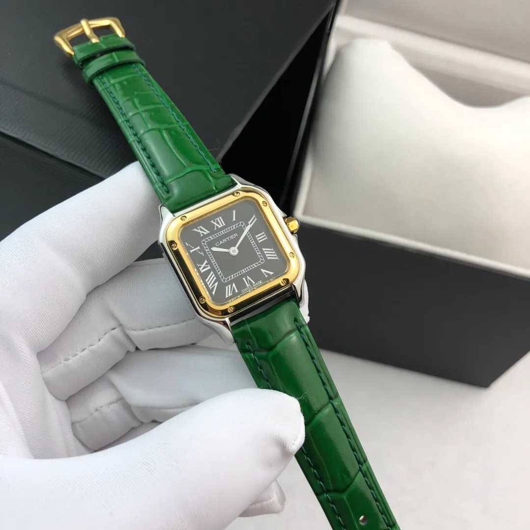 【Foreign trade import】💰840! Cartier Cheetah Series-Imported quartz movement, sword-shaped blue steel hands, 316L stainless steel material, the most fashionable trend accessories, small and medium-sized watches: small 22mm, medium 27mm