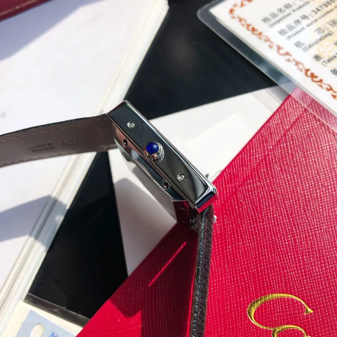 【Foreign trade import】💰1640! Cartier ⌚️CARTIER Tank Series Men's Mechanical Watch 💯New Citizen 8215 automatic mechanical movement with accurate travel time, 🅾️reworked 💯316 stainless steel case with imitation machine workmanship Case size 31/41/11mm 💯Scratch-resistant sapphire glass mirror 💯Crocodile pattern cowhide or frosted cowhide strap optional with original folding buckle ⚠️Please look for exclusive quality