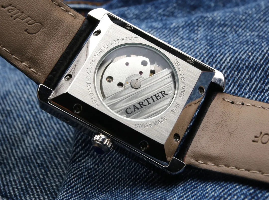 【Foreign trade import】💰2400! Cartier ⌚️CARTIER Tank Series Men's Mechanical Watch 💯 Brand new Citizen 8215 automatic mechanical movement, accurate travel time, 🅾️reworked 💯 316L stainless steel case with imitation machine workmanship, case size 31*41 💯 Anti-scratch sapphire glass mirror 💯 Crocodile pattern cowhide or frosted cowhide strap optional, with original folding buckle! Welcome to reprint! (Focus on original new machines) Don’t forget the original intention ~, JH...!