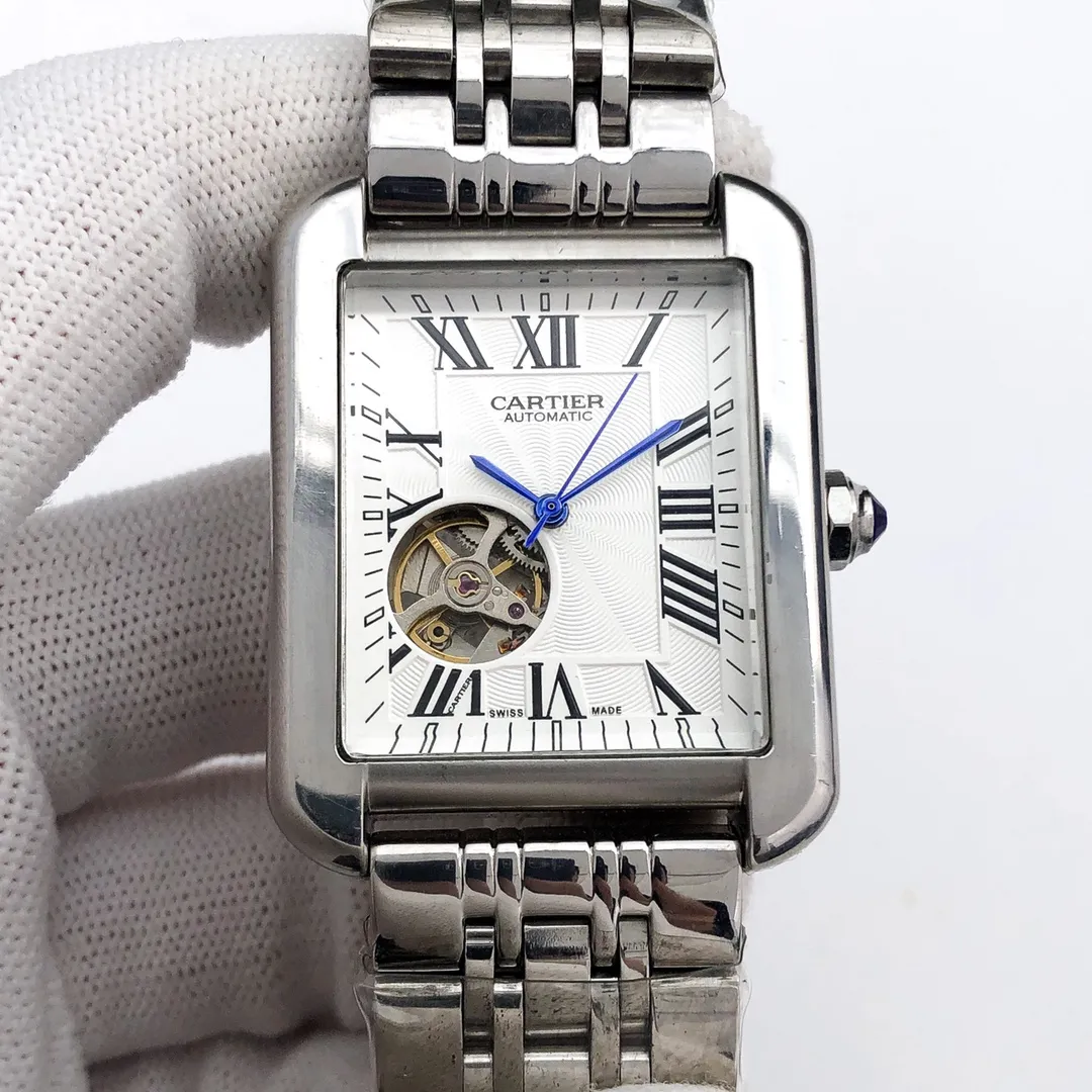 【High-end replica】💰1500! Cartier-CARTIER🏅 Type: Men's watch🎉🎉 Case: Top version 316 stainless steel L Strap: 316L stainless steel strap/Imported calfskin strap Movement: Fully automatic imported Citizen mechanical movement⚙️ Mirror: Wear-resistant and scratch-resistant sapphire mirror Size: 44mm in diameter and 12mm thick 🍷Exquisite inheritance of real effects, quality assurance! ‼ ️The elegant style instantly enhances the charm of men and is a symbol of taste and noble life!