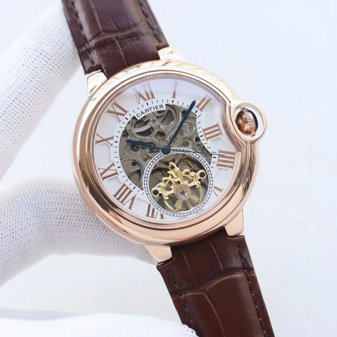 【High-end replica】💰1300! Cartier-CARTIER🏅🏅 Type: Men's watch🎉🎉 Case: Top version 316 stainless steel L Strap: Imported calfskin strap Movement: Fully automatic imported 8217 mechanical movement ⚙️ Mirror: Sapphire mirror Size: 44mm in diameter, 12mm thick 🍷Exquisite inheritance of real effects, quality guaranteed! ‼ ️The elegant style instantly enhances the charm of men and is a symbol of taste and noble life!