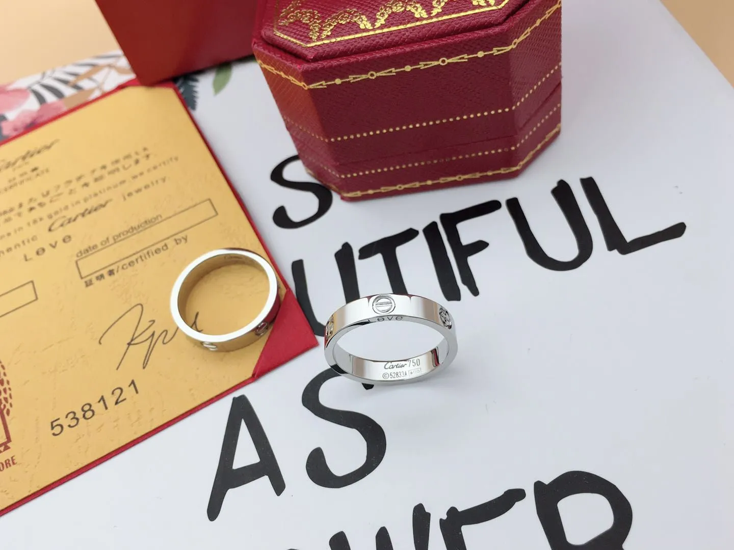 [Replica one to one] 💰240 per Cartier ring, rose gold and silver, two colors, ring size 6-10, generally girls wear 7-8, boys wear 9-10