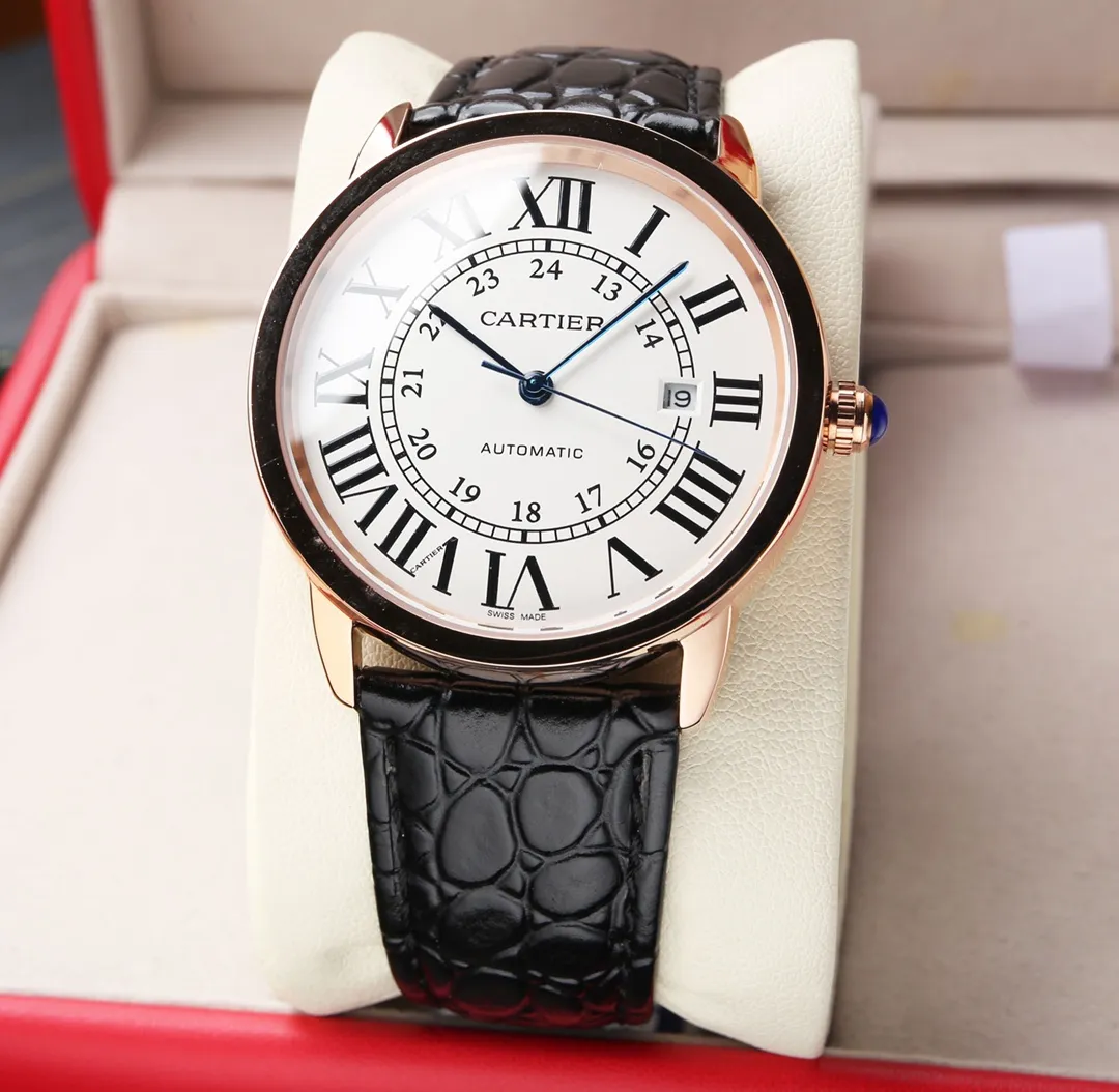 【High-end replica】💰1720! [Simple and elegant, luxurious Washington] The 2022 new popular Cartier London series men's watch is newly launched [Movement] Equipped with the new Japanese original Citizen 8215 mechanical movement, zero repair, good mouthfeel, accurate travel time, and good stability! [Case] ​​Made of 316 stainless steel, the CNC deeply processed handle is inlaid with the same white spinel as the genuine product. The Mohs hardness reaches nine levels, and it is equipped with a sapphire scratch-resistant mirror! The original version synchronizes the 42/11mm shell size [Strap] with original imported Italian crocodile leather pattern [Details] The three-pin model uses the same easy-to-use one-button ear-opening function as the original! This is a luxury and trendy darling, worthy of collection by men (focus on original and new machines) Don’t forget the original intention~, JH...!