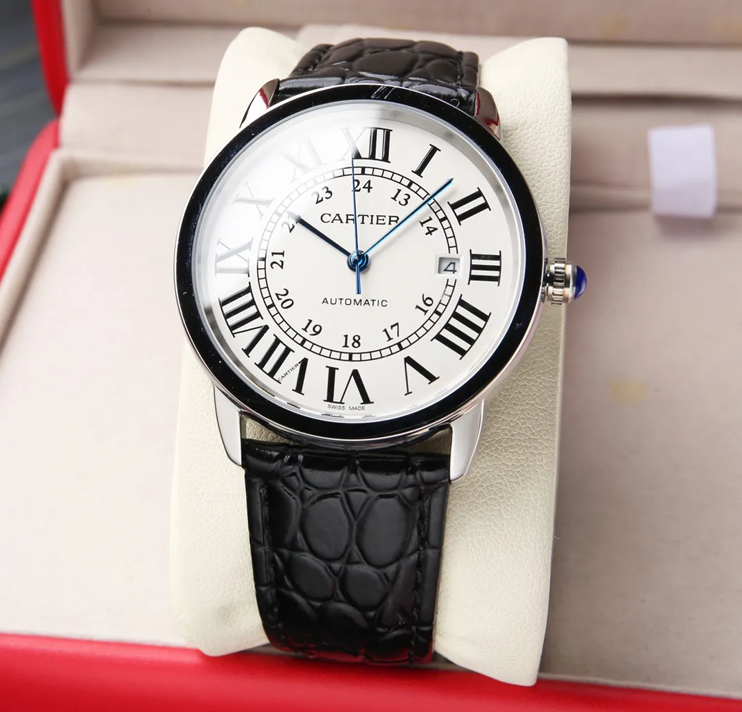 【High-end replica】💰1720! [Simple and elegant, luxurious Washington] The 2022 new popular Cartier London series men's watch is newly launched [Movement] Equipped with the new Japanese original Citizen 8215 mechanical movement, zero repair, good mouthfeel, accurate travel time, and good stability! [Case] ​​Made of 316 stainless steel, the CNC deeply processed handle is inlaid with the same white spinel as the genuine product. The Mohs hardness reaches nine levels, and it is equipped with a sapphire scratch-resistant mirror! The original version synchronizes the 42/11mm shell size [Strap] with original imported Italian crocodile leather pattern [Details] The three-pin model uses the same easy-to-use one-button ear-opening function as the original! This is a luxury and trendy darling, worthy of collection by men (focus on original and new machines) Don’t forget the original intention~, JH...!