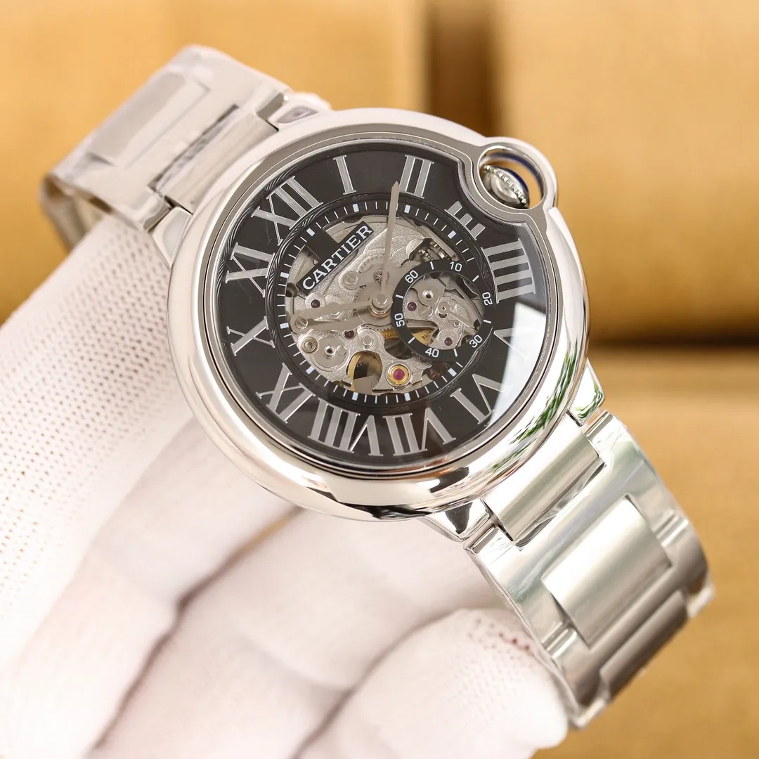 【Top replica】💰2500! Taiwan factory Cartier 🎈Blue Balloon series, built-in: Japanese Citizen 82S7 automatic mechanical movement (durable), water drop (fish eye bubble) sapphire glass mirror 🎈Unique three-dimensional design, five-digit small seconds seem to be suspended in the air on the dial, 🎈Highly waterproof, diameter 42mm, thickness 12mm.