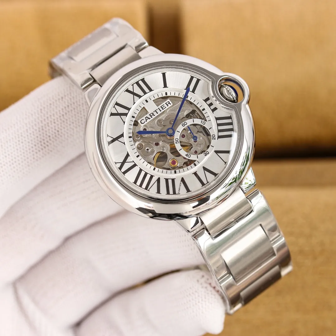 【Top replica】💰2500! Taiwan factory Cartier 🎈Blue Balloon series, built-in: Japanese Citizen 82S7 automatic mechanical movement (durable), water drop (fish eye bubble) sapphire glass mirror 🎈Unique three-dimensional design, five-digit small seconds seem to be suspended in the air on the dial, 🎈Highly waterproof, diameter 42mm, thickness 12mm.