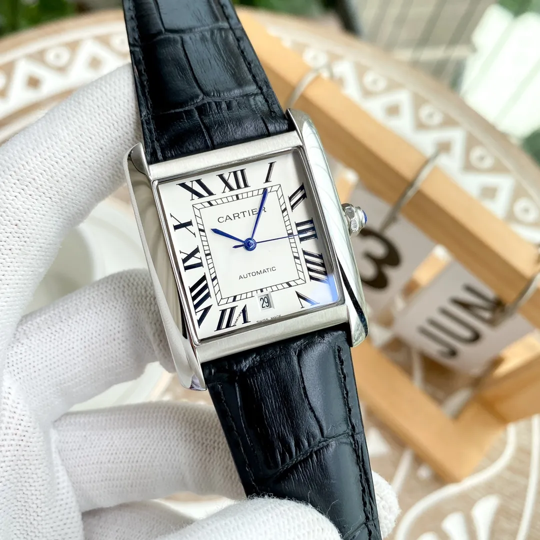 【High-end replica】💰1300! Cartier-Cartier ‼ ️Exquisite men's watch, noble and elegant, large three-hand design, gentlemanly style, excellent quality, hot selling all over the city. Using fully automatic imported Citizen 8215 mechanical movement, top-grade 316 stainless steel case, imported calfskin strap, sapphire mirror, size 40*10🔥Top-quality products are constantly produced🔥