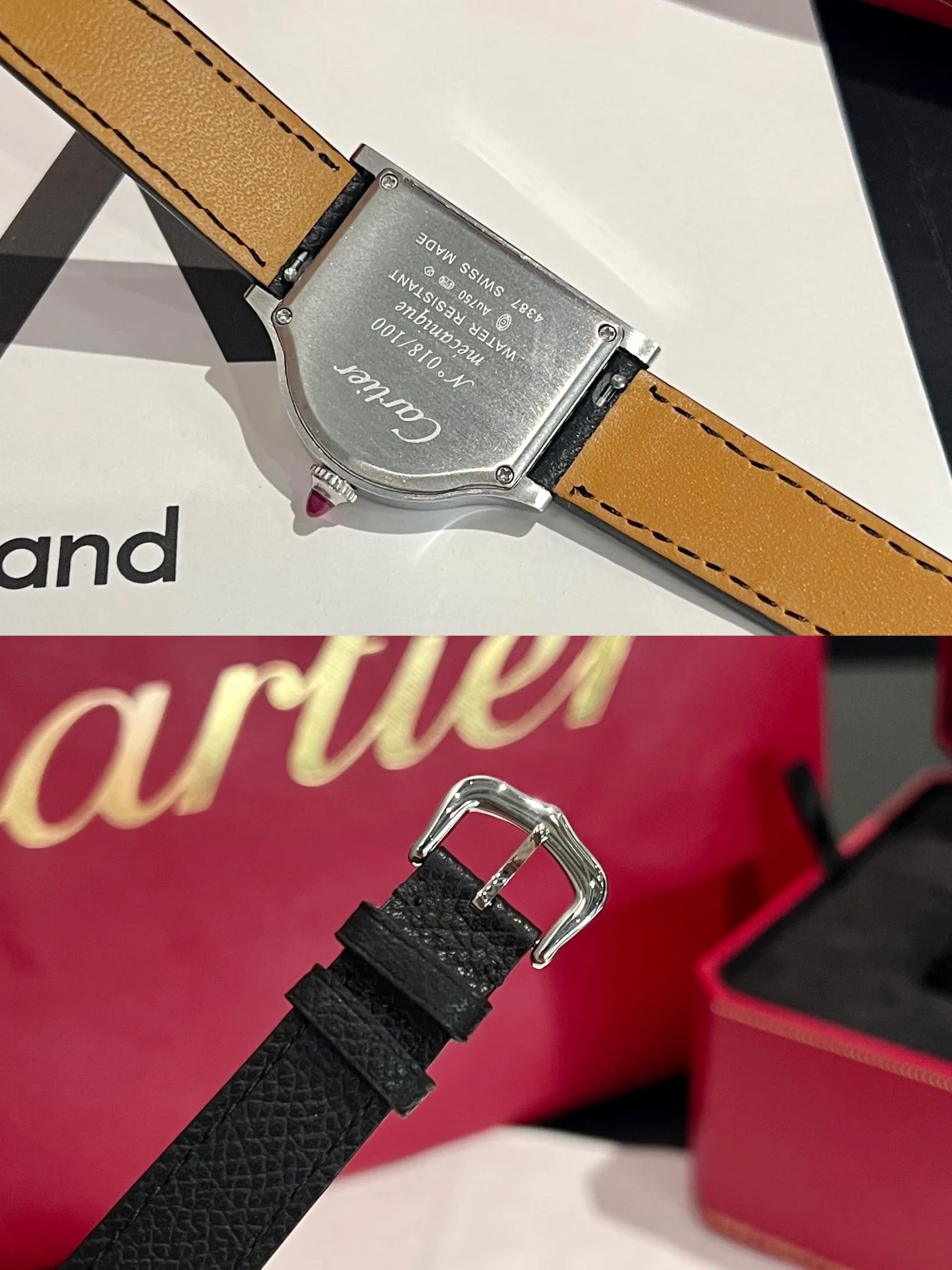 [High-end replica] 💰1120 each! Cartier clock series. The history of the Cartier Cloche watch can be traced back to 1920, and it is one of Cartier's least produced series of works. The watch gets its name from the peculiar shape of the case - it looks like a "desktop bell" when placed horizontally, and Cloche means "bell" in French. This special shape allows the case to stand on the table like a mini clock. Size large 30 mm small 24 mm