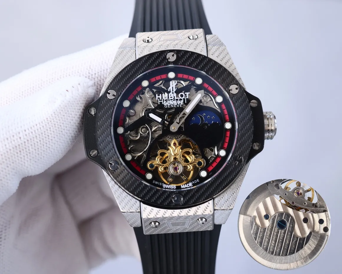 【High-end replica】💰1720! Hublot-Hublot🔥Exquisite men's watch, classic three-hand design, noble and gentlemanly style, excellent quality, hot selling all over the city. It adopts fully automatic imported Citizen 8215 mechanical movement, top-grade 316 stainless steel case, natural rubber strap, mineral super mirror, size 46*13🔥Top product, high quality products constantly🔥