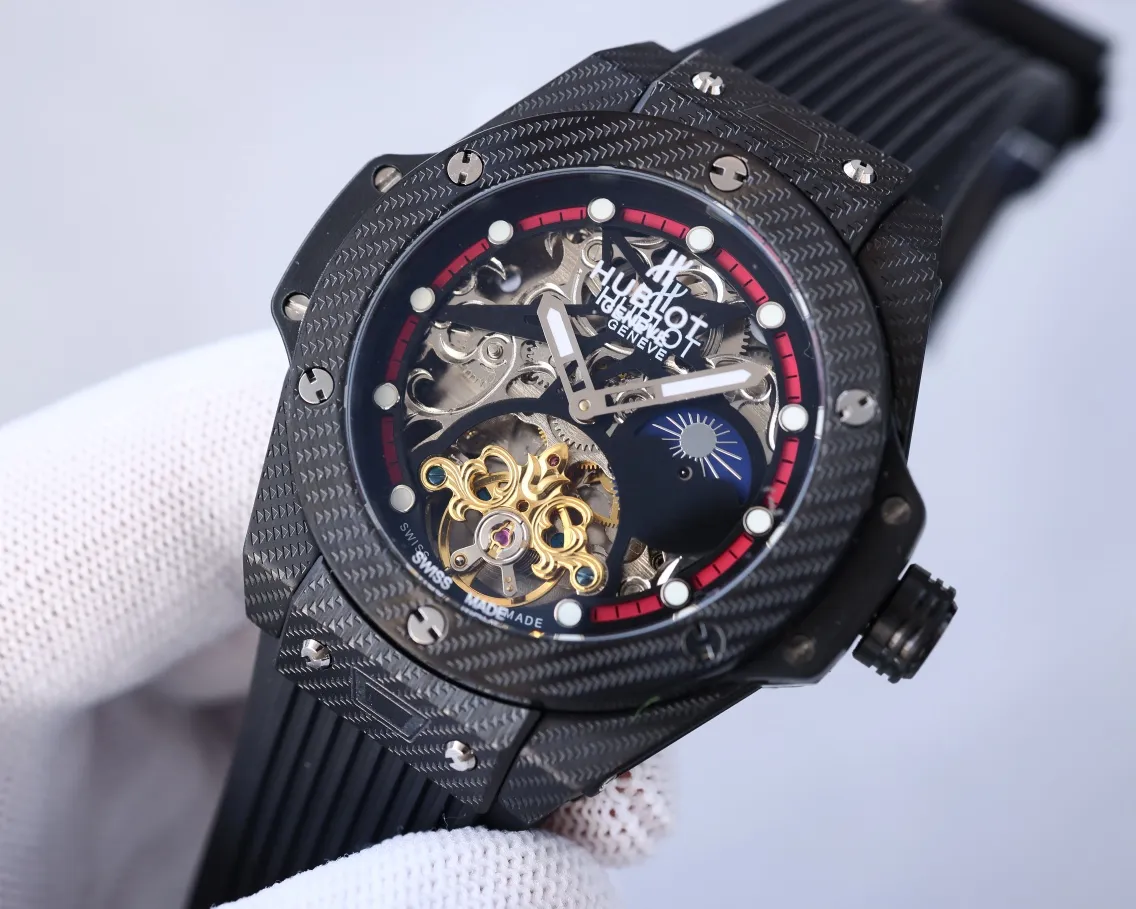 【High-end replica】💰1720! Hublot-Hublot🔥Exquisite men's watch, classic three-hand design, noble and gentlemanly style, excellent quality, hot selling all over the city. It adopts fully automatic imported Citizen 8215 mechanical movement, top-grade 316 stainless steel case, natural rubber strap, mineral super mirror, size 46*13🔥Top product, high quality products constantly🔥