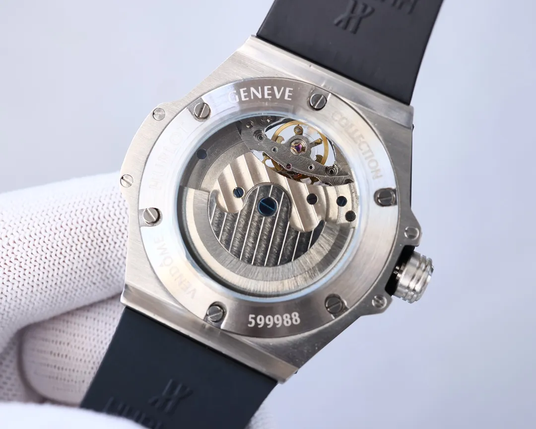 【High-end replica】💰1720! Hublot-Hublot🔥Exquisite men's watch, classic three-hand design, noble and gentlemanly style, excellent quality, hot selling all over the city. It adopts fully automatic imported Citizen 8215 mechanical movement, top-grade 316 stainless steel case, natural rubber strap, mineral super mirror, size 46*13🔥Top product, high quality products constantly🔥