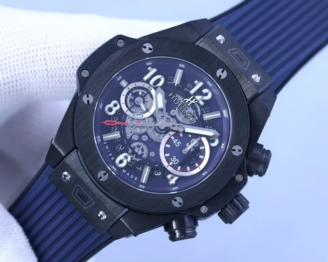 【High-end replica】💰1720! Hublot - Hublot🔥Mechanical version👉🏻Excellent men's watch, multi-functional design, noble atmosphere, gentleman style, excellent quality, hot selling all over the city. It adopts fully automatic imported Citizen 8215 mechanical movement, top-grade 316 stainless steel case, natural rubber strap, mineral super mirror, size 46*13🔥Top product, high quality products constantly🔥