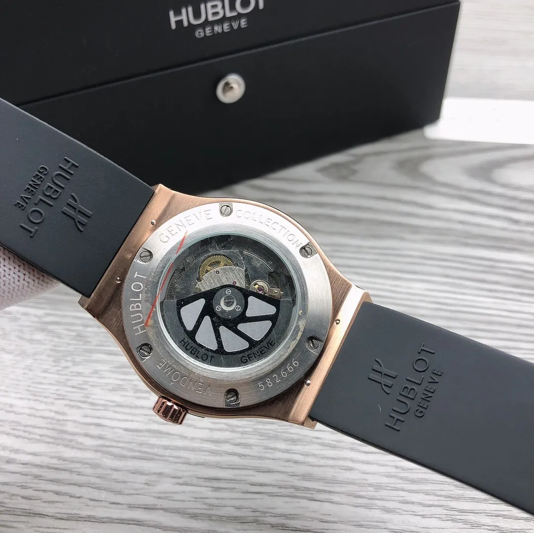 【High-end replica】💰1240! Hublot Hublot 🎮Imported three-needle mechanical movement, natural rubber original folding buckle, 316 stainless steel case, top-grade coated blue light wear-resistant glass mirror, size 42*12mm 🎮Fashionable and domineering, born to be cool