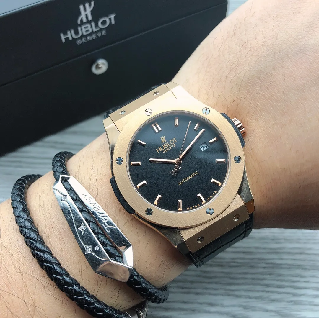 【High-end replica】💰1240! Hublot Hublot 🎮Imported three-needle mechanical movement, natural rubber original folding buckle, 316 stainless steel case, top-grade coated blue light wear-resistant glass mirror, size 42*12mm 🎮Fashionable and domineering, born to be cool