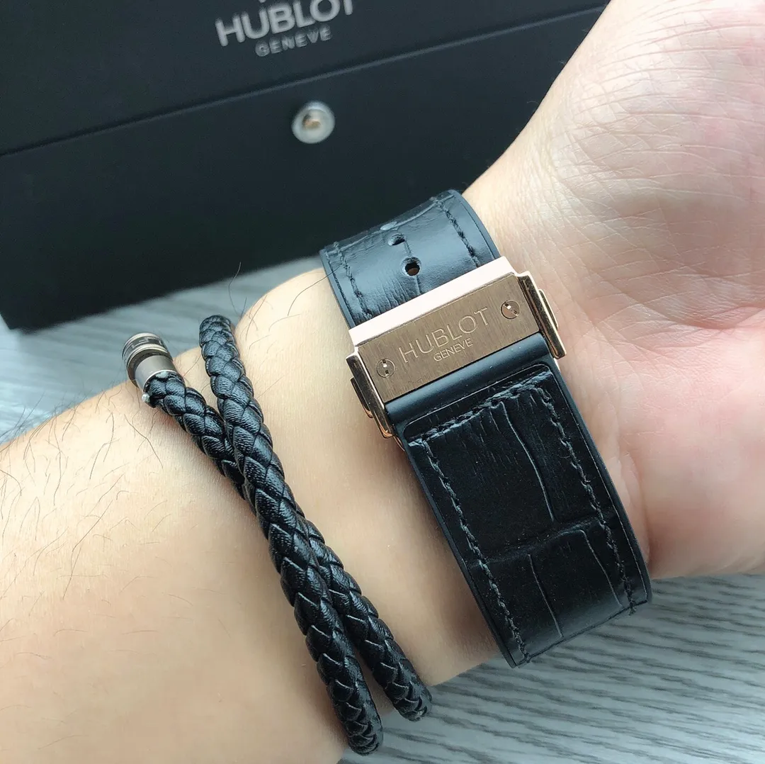【High-end replica】💰1240! Hublot Hublot 🎮Imported three-needle mechanical movement, natural rubber original folding buckle, 316 stainless steel case, top-grade coated blue light wear-resistant glass mirror, size 42*12mm 🎮Fashionable and domineering, born to be cool