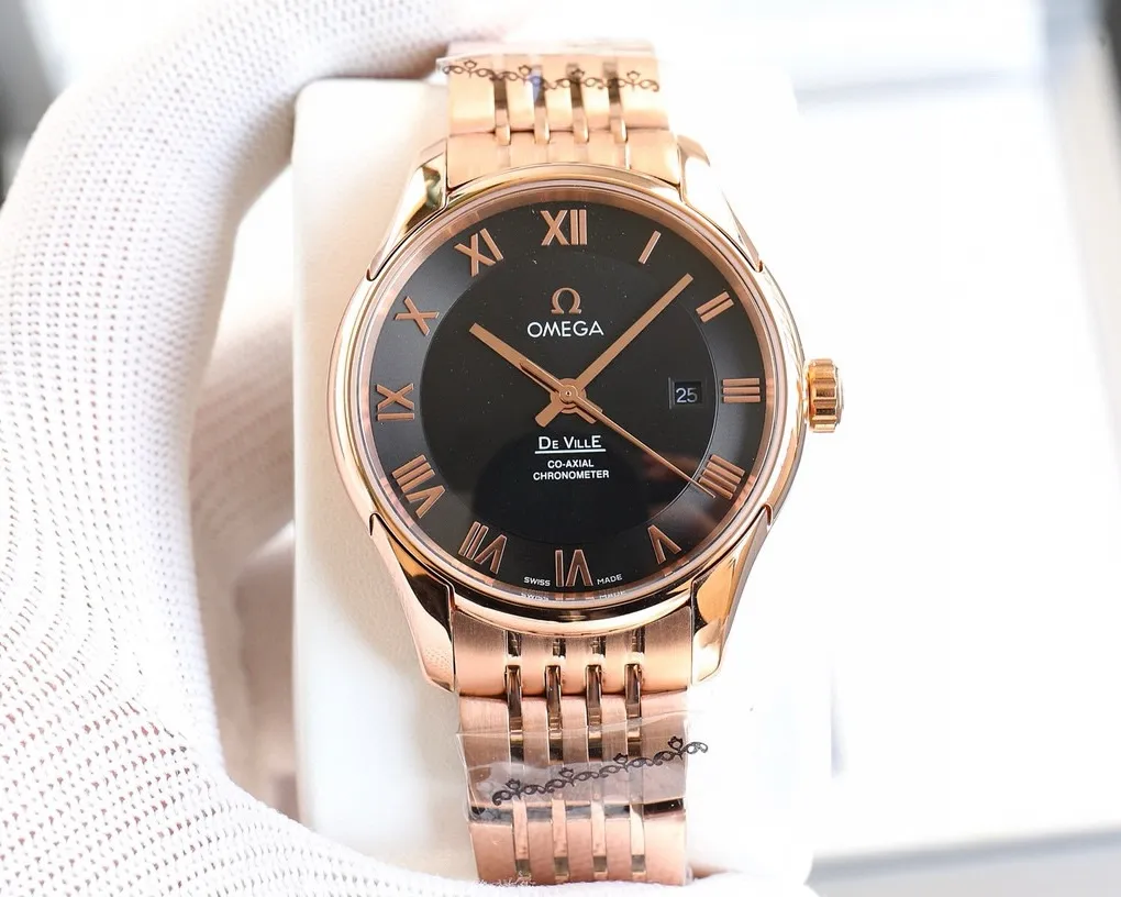 【High-end replica】💰1240! 【Customized all-in-one machine】💰1760! Omega De Ville series men's mechanical watch, a new upgraded version will arrive in 2023. The modified quality is exclusively customized with a special design of the 8500 movement splint. [Movement] Re-engraved and restored 8500 coaxial movement, with a see-through bottom showing the movement at a glance, perfectly presented. [Case] 316L stainless steel case, made with exclusive CNC technology, with arched wear-resistant super strong glass, clear text lines and well-proportioned checkering. Three degrees waterproof, watch diameter 41/11mm [Watch chain] Italian imported cowhide leather strap with original folding clasp or 316 stainless steel original clasp optional. The exclusive quality code is 83145368.