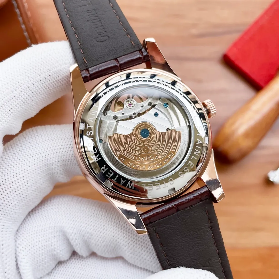 【High-end replica】💰1440! Omega🔥Best design🔥Exclusive first release🔥 [Type]: Fine men's watch [Strap]: Genuine cowhide strap [Movement]: High-end fully automatic mechanical movement [Mirror]: Sapphire mirror (higher definition) Elegant taste Vast and majestic Ingenuity A treasure for the wrist Size: 41mm in diameter and 12mm thick Hot sale on the market! Welcome to reprint!