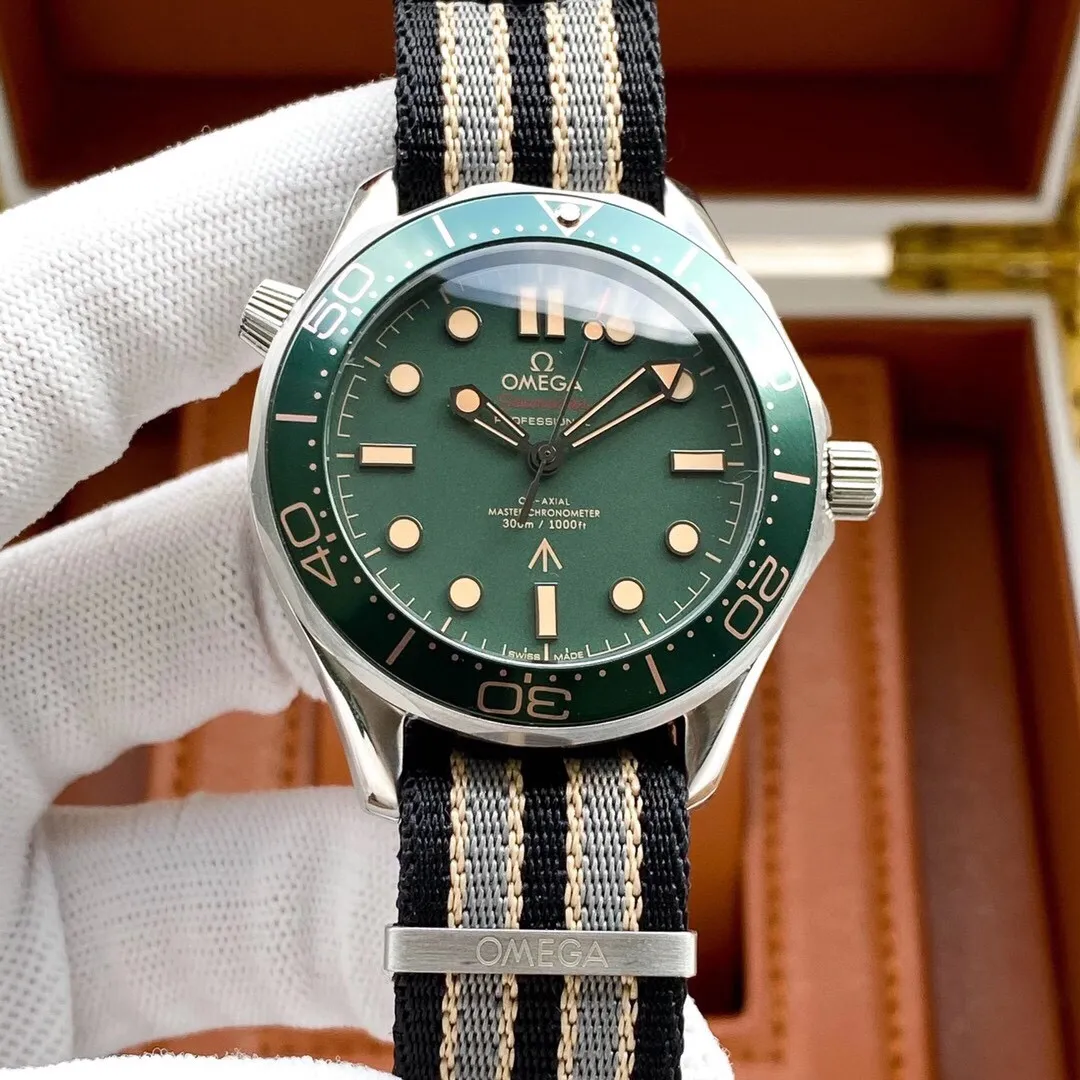 【Foreign trade import】💰1280! OMEGA-Omega SEAMASTER Seamaster Series New 300m 300m Coaxial·Zhizhen Diameter 42mm 42mm Diving Watch. 316L stainless steel, original case, original three-dimensional hour markers, super luminous, original buckle, equipped with 8800 see-through fully automatic mechanical movement. Hot-selling items🔥 Top quality products are constantly coming🔥