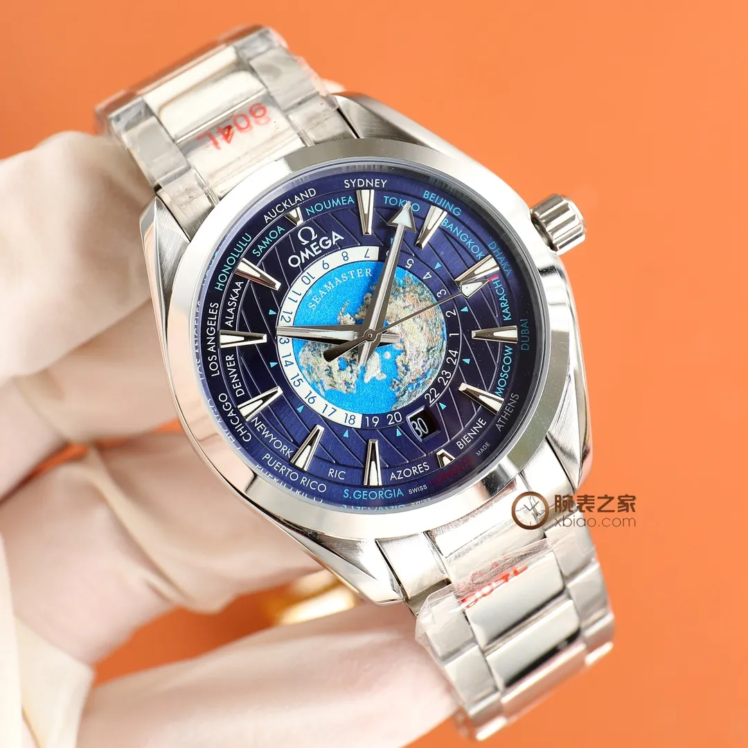 【Customized all-in-one machine】💰1720! 🔥🔥🔥｛Watch Home Brand News｝A few years ago, the Omega Seamaster Aqua Terra world time watch became popular all over the world as soon as it came out and has always been popular! The new Aqua Terra world time watch launched this year continues the exquisite craftsmanship and exquisite details of the previous model, and incorporates more advanced watchmaking technology. For watch fans who are keen on watch design, every detail of this watch is made by a famous factory. It is made of Aqua Terra style stainless steel, polished and brushed. The blue rubber strap continues the consistent design style of the Aqua Terra series. Sales have always been leading - the 150-meter series - with the launch of a new single product - breaking through the theme again: [Classic hot model to create greater glory] Brand: Omega (distinguished quality) Return of the ultimate product) Hot model type: Fine men's watch (high quality) [Haima 150 series] 316 stainless steel strap: Material: Mineral super strong sapphire mirror (wear-resistant) embossed essence, vast and majestic, unique ingenuity, wrist treasure size: 40mm in diameter, 10mm thick, hot sale! Welcome to reprint🔥Top products, high quality products constantly🔥