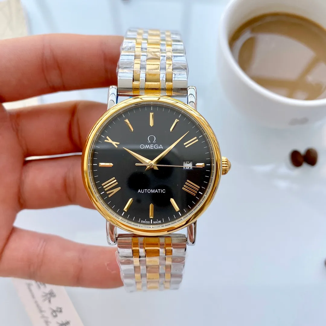 【Foreign trade import】💰1380! Omega (extremely noble and wise work) Gold quality Type: Exquisite men's watch (more excellent) Best design Strap: 316L stainless steel strap (more durable) Very popular Movement: Top mechanical movement (stable) Material: Mineral super strong mirror (wear-resistant) Real men's wise style Strong three-dimensional sense Special design Return with great reputation Size: 40mm in diameter and 12mm thick Smart launch! Welcome to reprint!